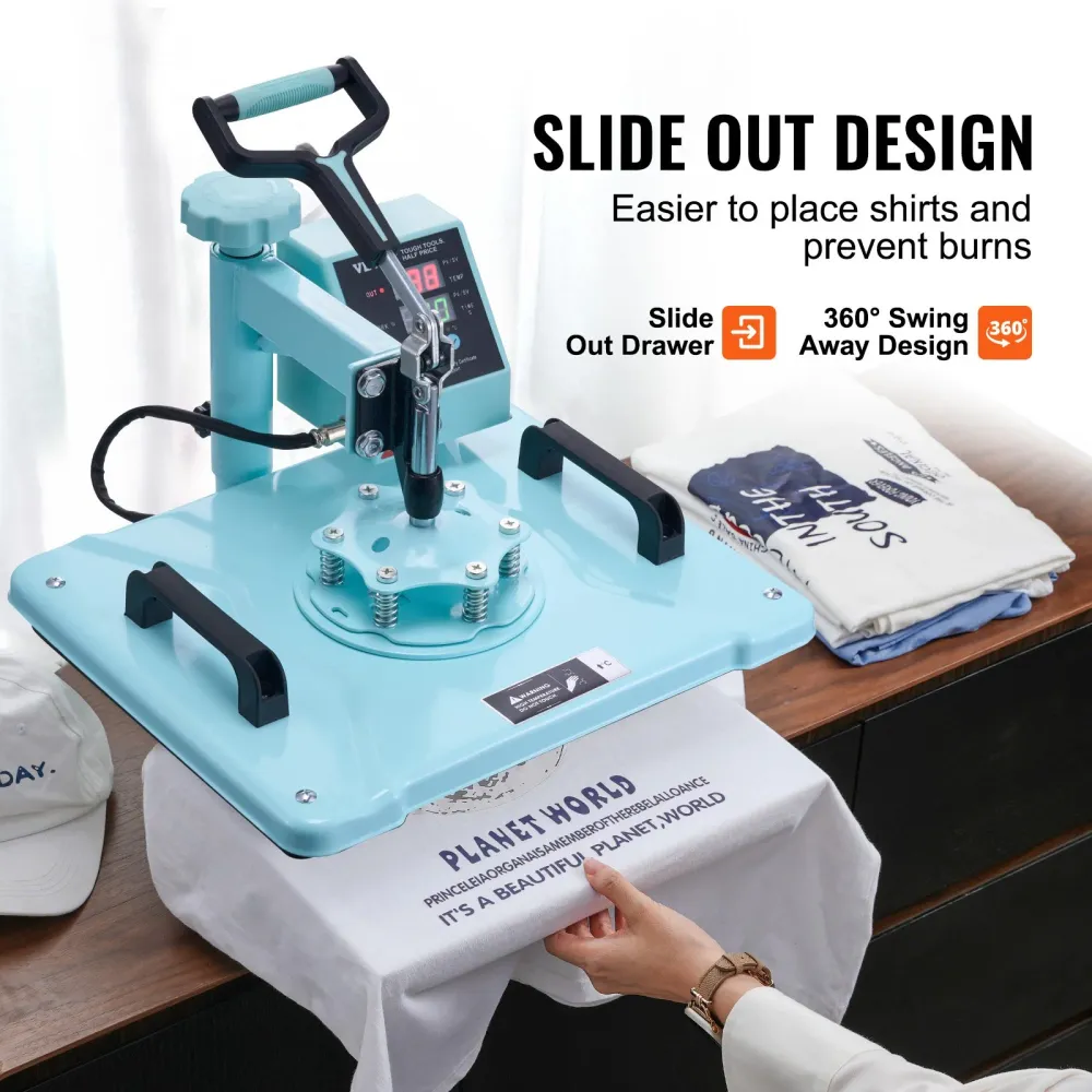 Máquina de Transferência Térmica VEVOR 300x380 mm 2 em 1