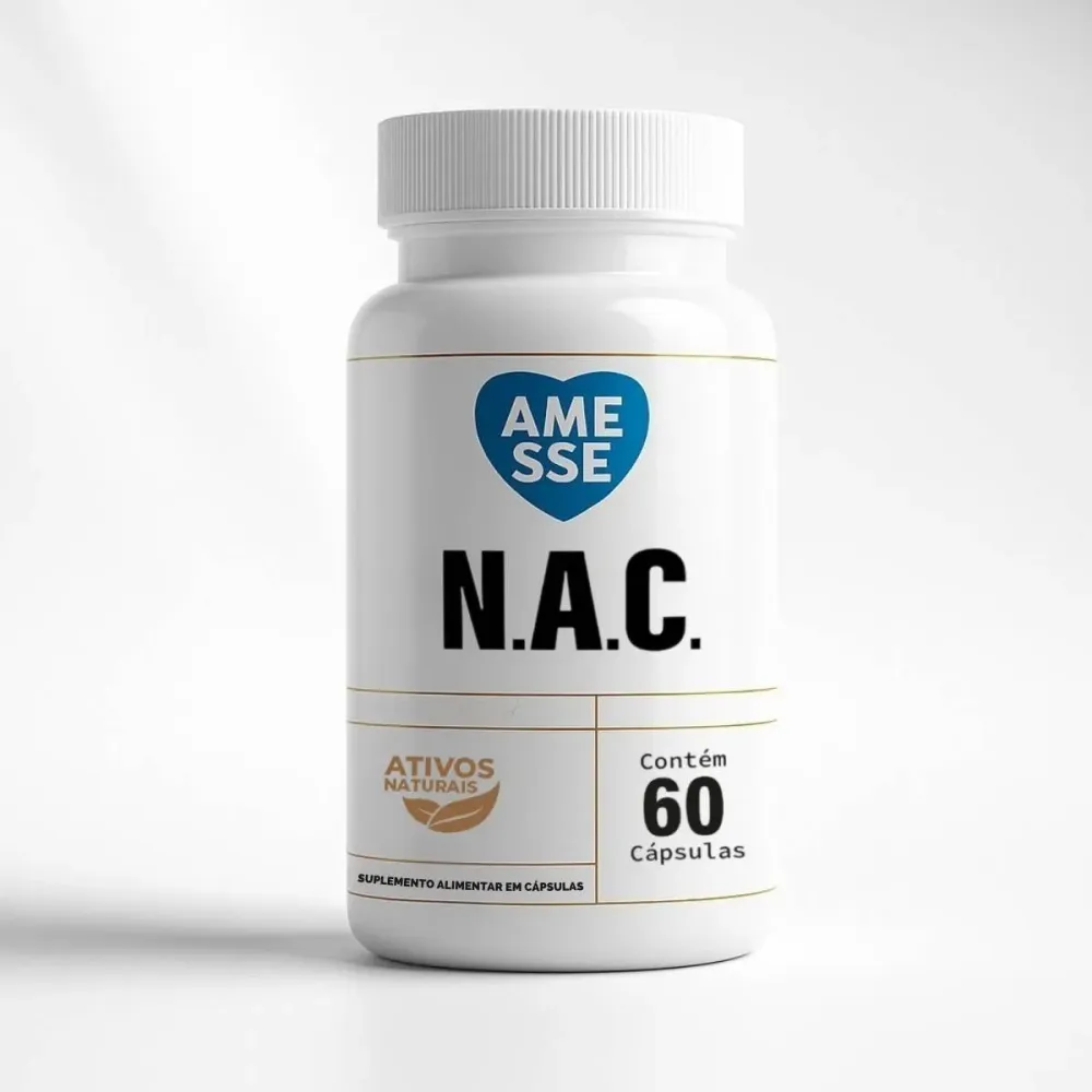 NAC - N-acetilcisteína Amesse - 60 Cápsulas