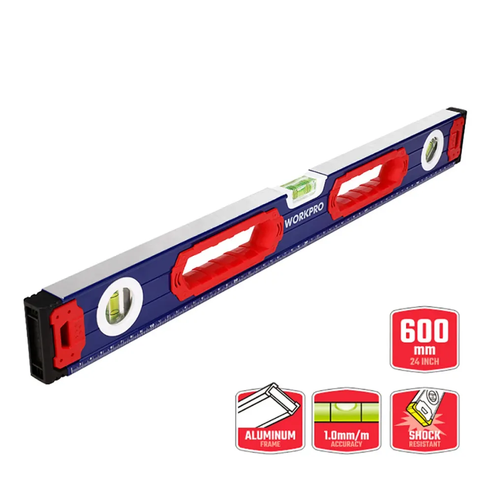 Nível Workpro Alumínio 60 cm Magnético