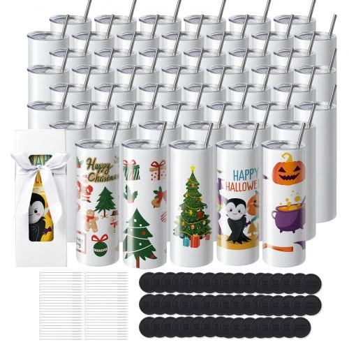 Pack 50 Copos Sublimação 20oz ço Inoxidável