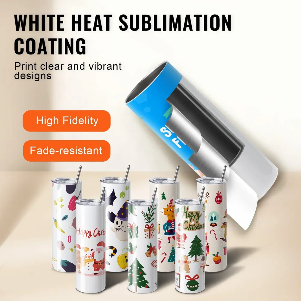 Pack 8 Copos Sublimação 30oz ço Inoxidável com Acessórios