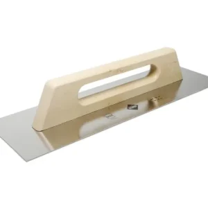Palha de ço Rubi 48 cm com cabo de madeira fechado