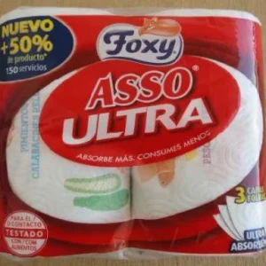 Papel cozinha foxy