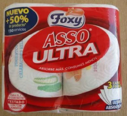 Papel cozinha foxy