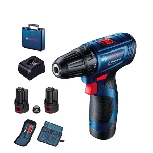 PARAFUSADEIRA / FURADEIRA À BATERIA 12V GSR120-LI COM 21 ACESSÓRIOS 06019G80E2 BOSCH