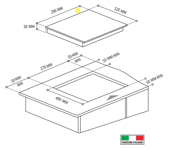 Parrilla Eléctrica 30cm Tecnolam TCH30.NE