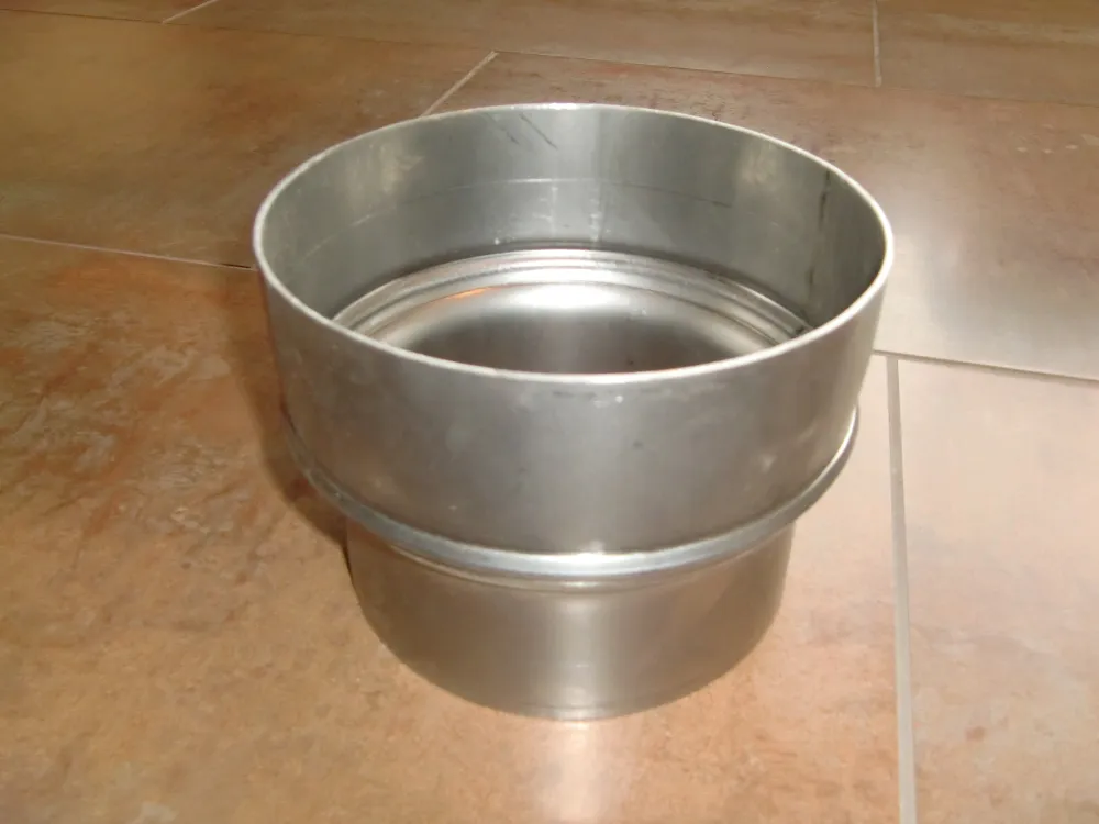 Peç de extensão 130 - 150 mm de expansão do forno de transição em branco de ço em branco