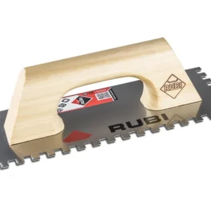 Pente Rubi 28 cm com cabo de madeira fechado 6x6