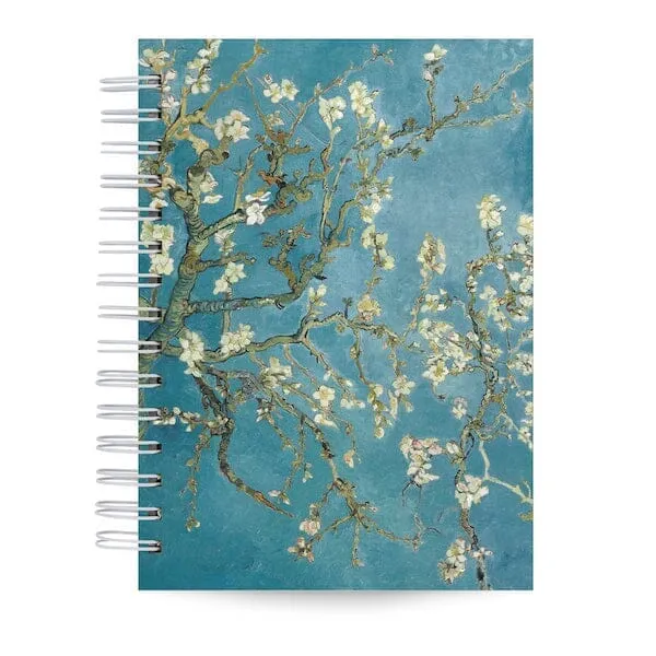 Planner Diário Básico Permanente 365 Dias Capa Dura A5 Amendoeira
