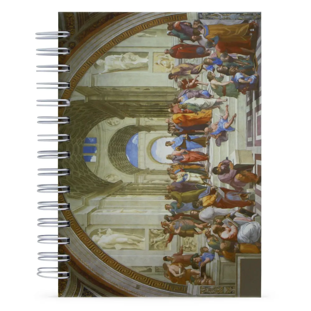Planner Diário Básico Permanente 365 Dias Capa Dura A5 Escola de Atenas