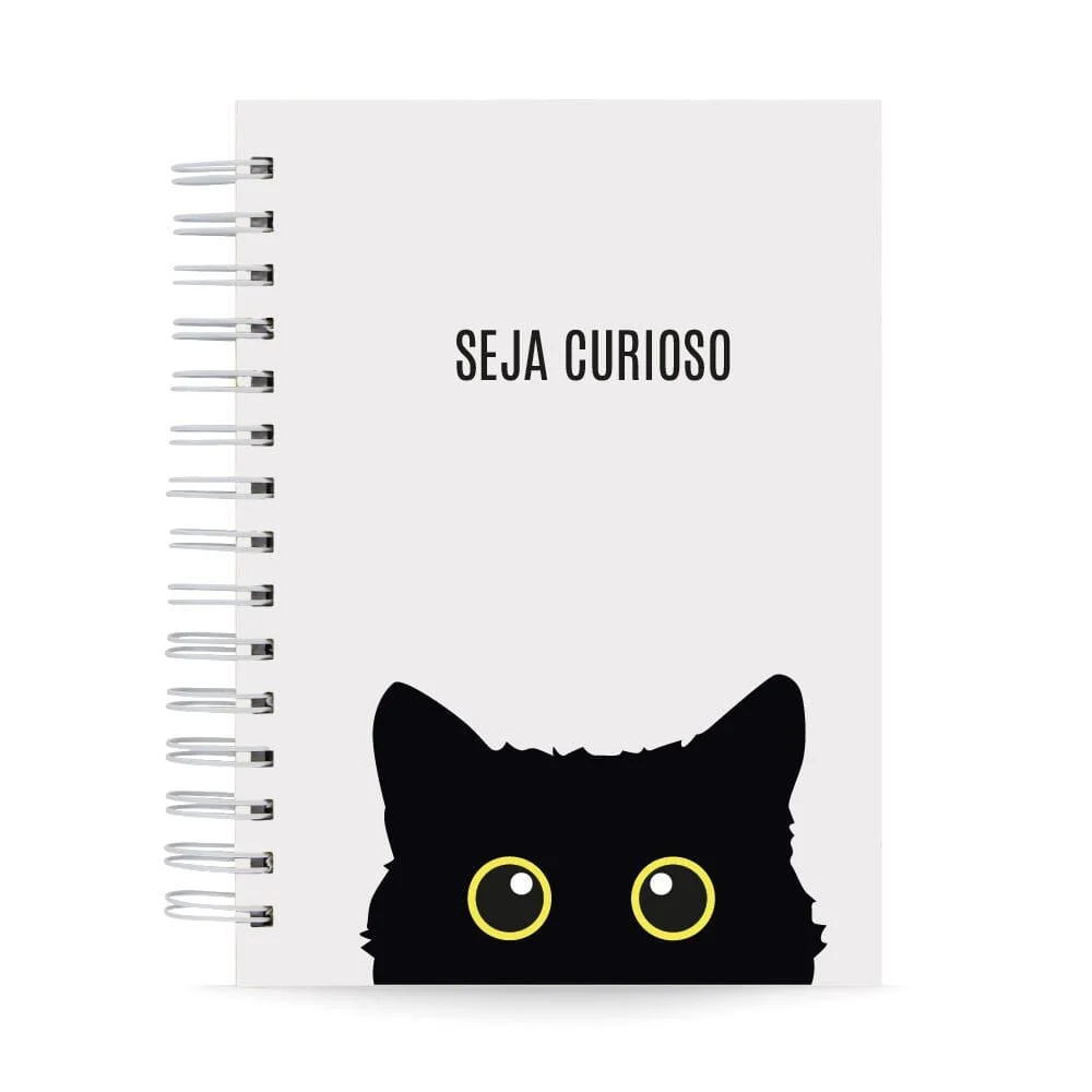 Planner Diário Básico Permanente 365 Dias Capa Dura A5 Seja Curioso