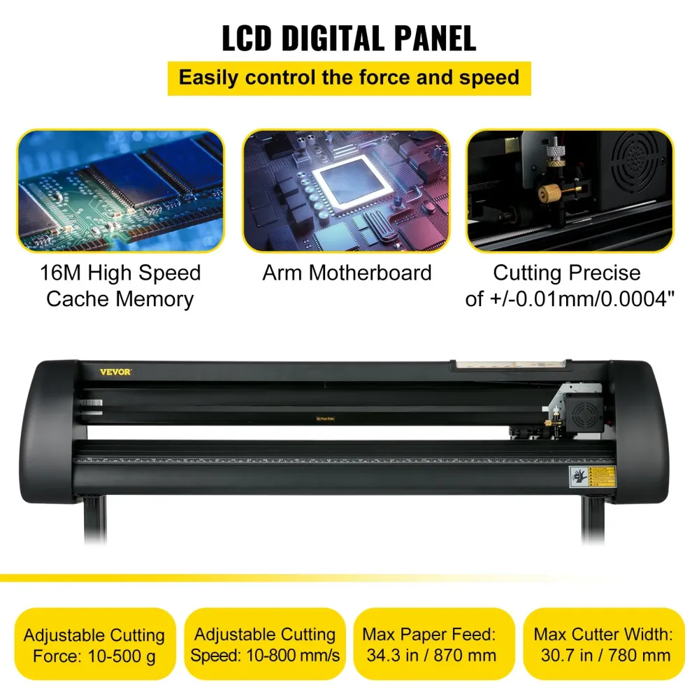 Plotter de Recorte VEVOR 34'' com Software Signmaster