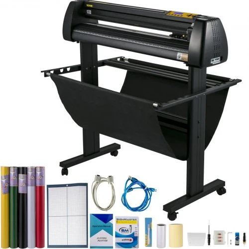Plotter de Vinil VEVOR 870 mm com Suporte Robusto