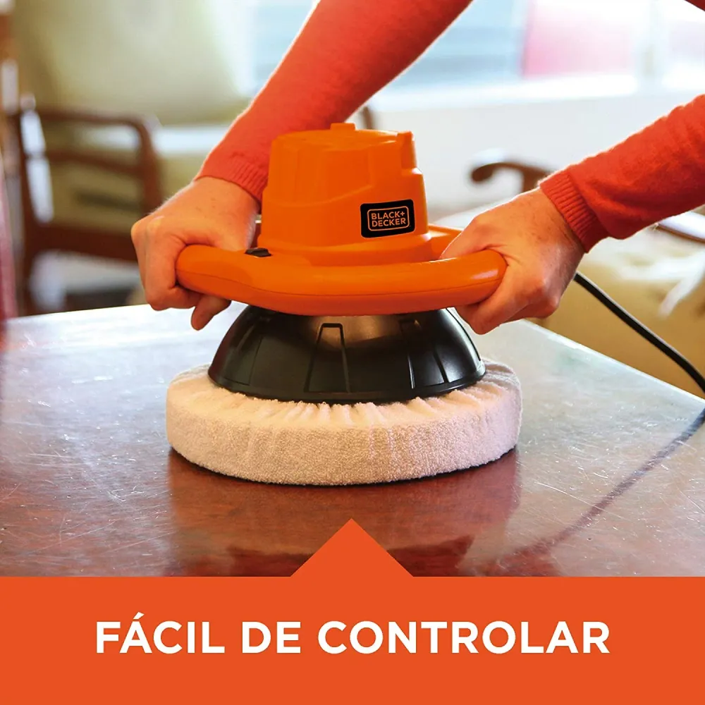 POLITRIZ ORBITAL 10" COM 3 BOINAS KP12K-B2 120W 220V BLACK&DECKER