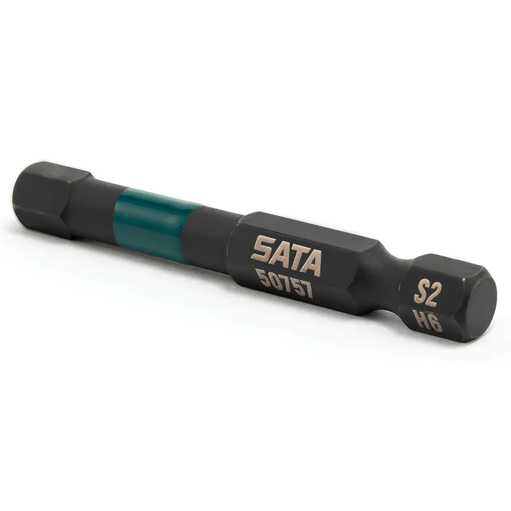 Ponta Impacto Hexagonal 3Mm 50Mm 10 Peças ST59753 Sata