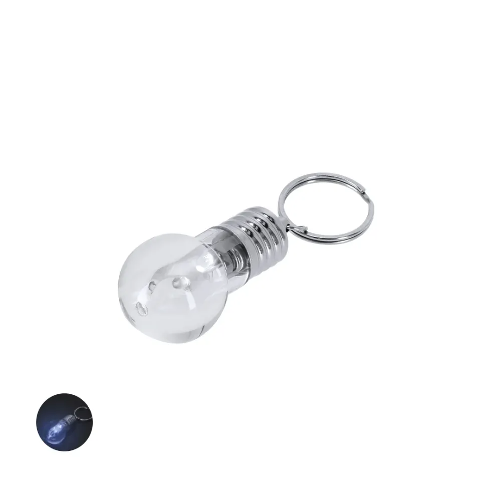 Porta-chaves Lanterna LED em Forma de Lâmpada