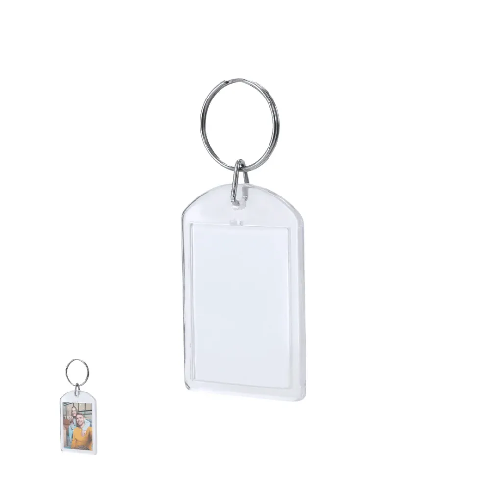 Porta-chaves Transparente com Personalização