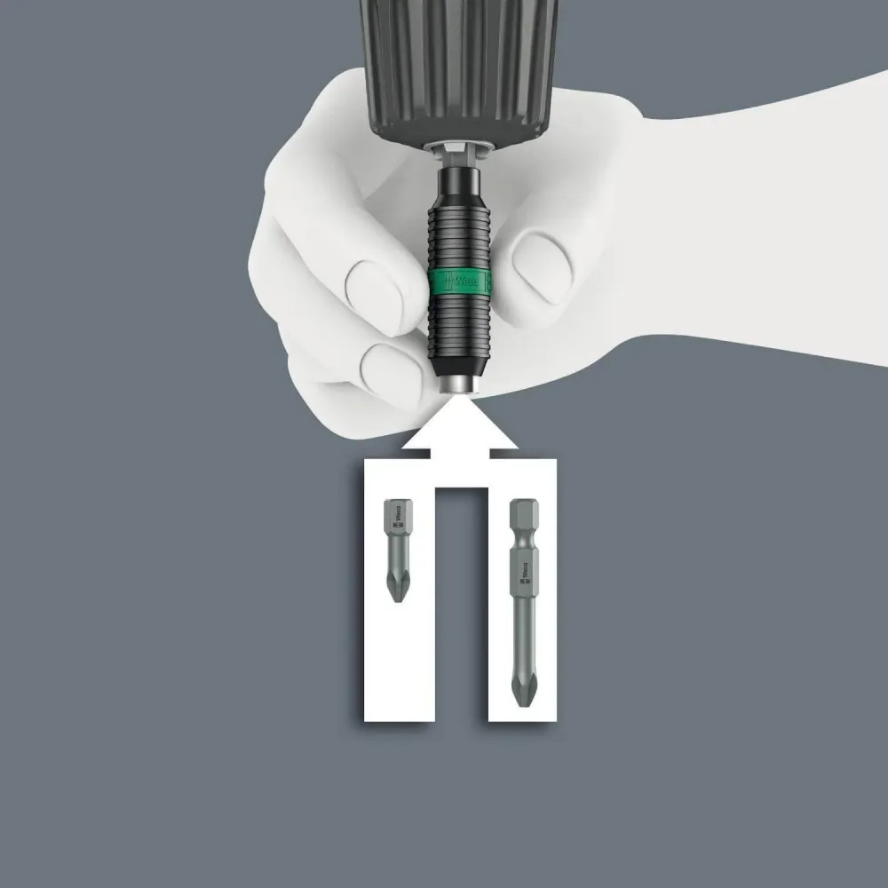 Porta-pontas Universal Rapidaptor BiTorsion 1/4" Wera 053923