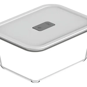 Pote de Vidro Hermético Fresh Lock 1,25L – Branco | OU