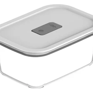 Pote de Vidro Hermético Fresh Lock 2400ml – Branco | OU