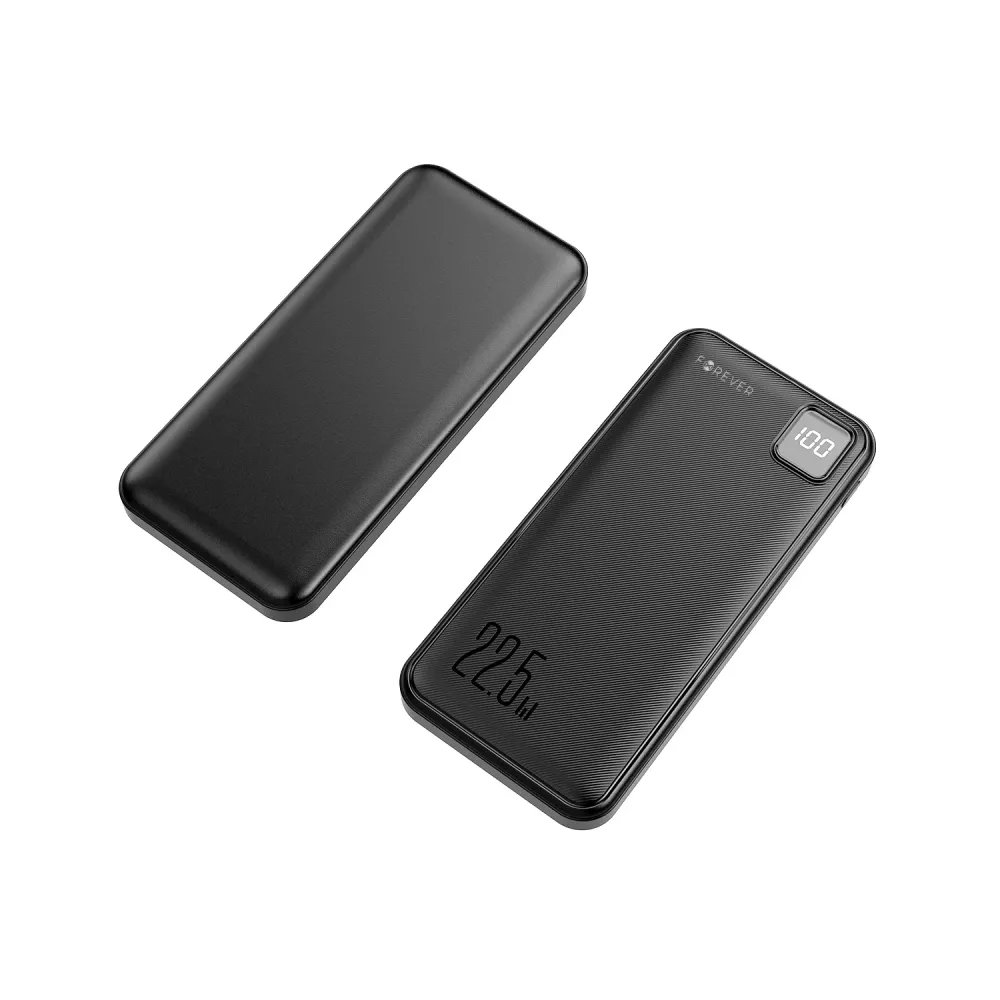 Power bank Forever TB-300M PD QC 22,5W 10000 mAh preto