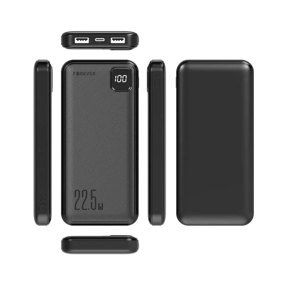 Power bank Forever TB-300M PD QC 22,5W 10000 mAh preto