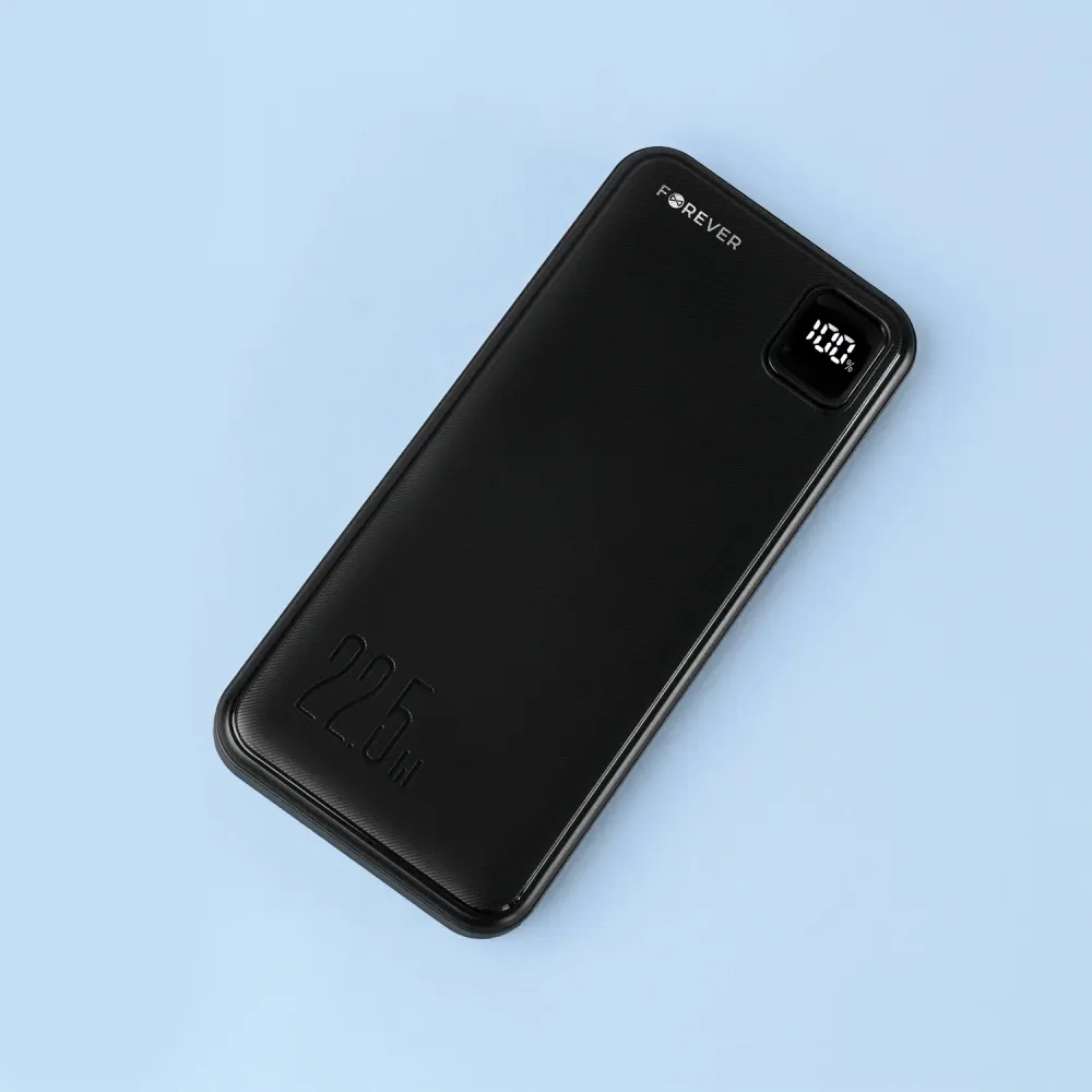 Power bank Forever TB-300M PD QC 22,5W 10000 mAh preto