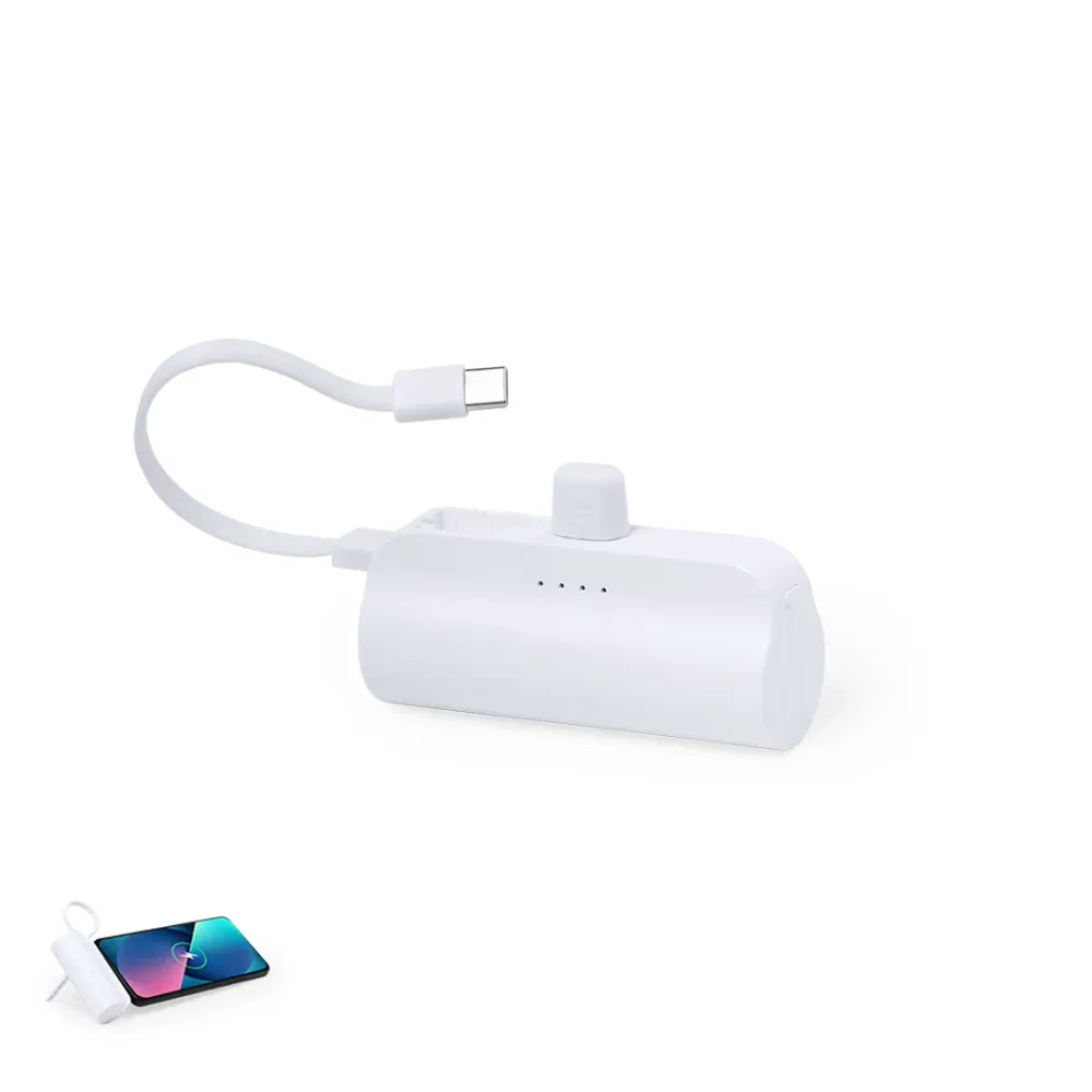 Power Bank Laford 5.000 mAh com Suporte Integrado