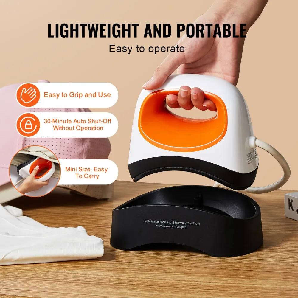Prensa de Chapéus VEVOR Mini com 3 Níveis de Calor