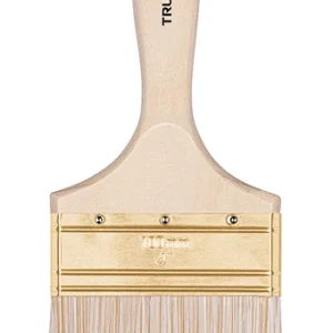 Brocha Cerdas Sintéticas 4" Corte Recto, Mango De Madera, Truper 13347 Proveedora Ferretera La Mundial