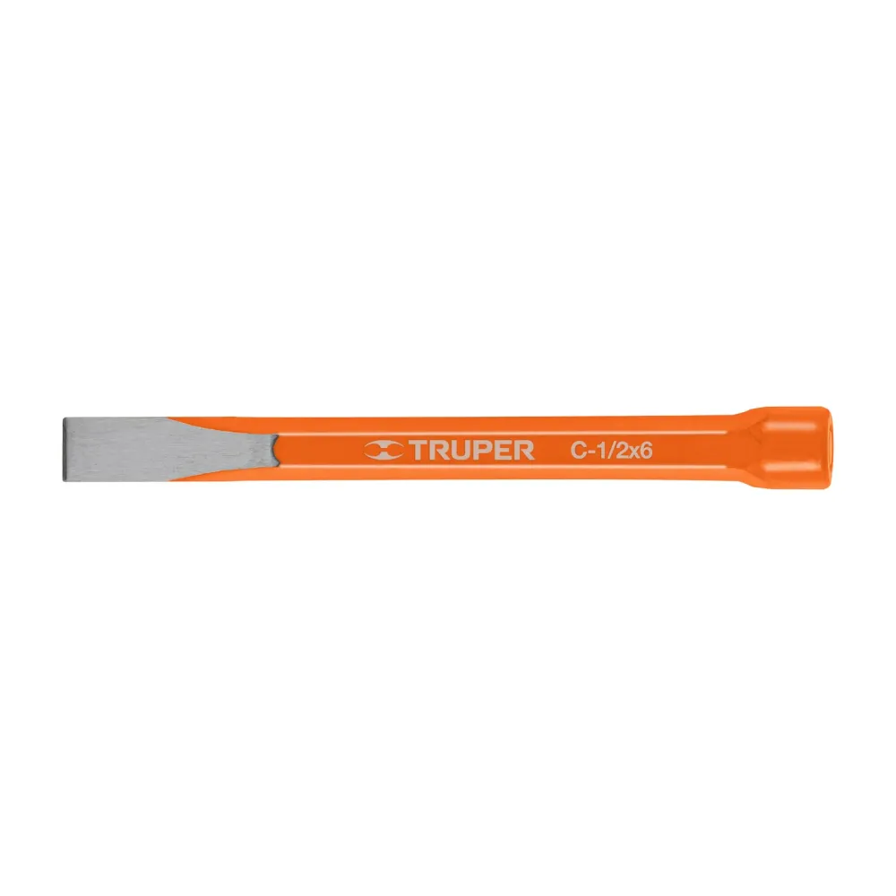 Cincel De Corte Frío De 1/2 X 6", Truper 12115 Proveedora Ferretera La Mundial