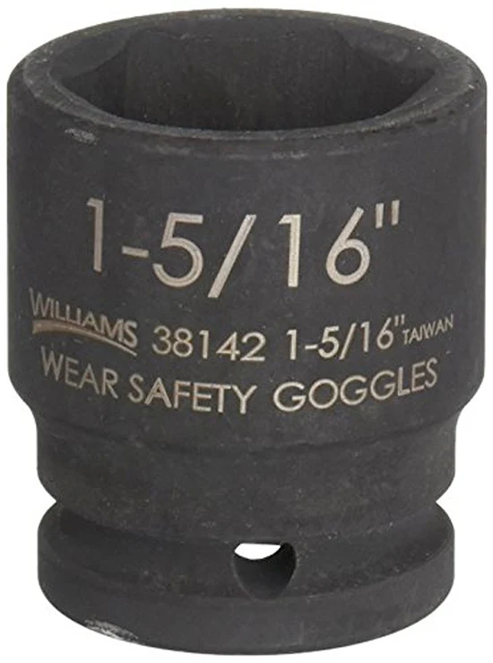 Dado De Impacto Corto 1 5/16" X 3/4", Williams 38142 Proveedora Ferretera La Mundial