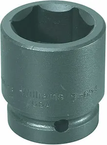 Dado De Impacto Corto De 1 1/2" x 1", Williams 39648 Proveedora Ferretera La Mundial