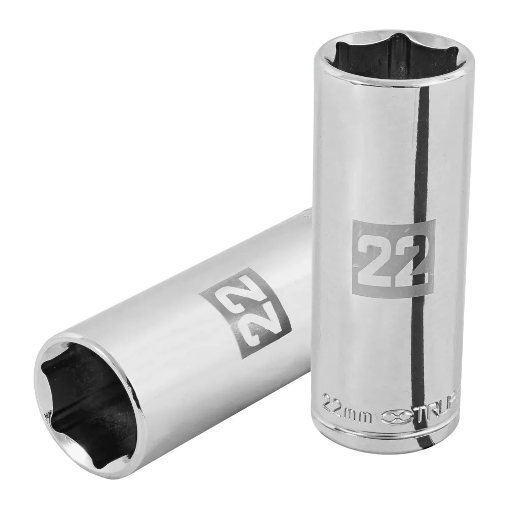 Dado Largo De 22 mm, 6 Puntas, Cuadro 1/2", Truper 101010 Proveedora Ferretera La Mundial