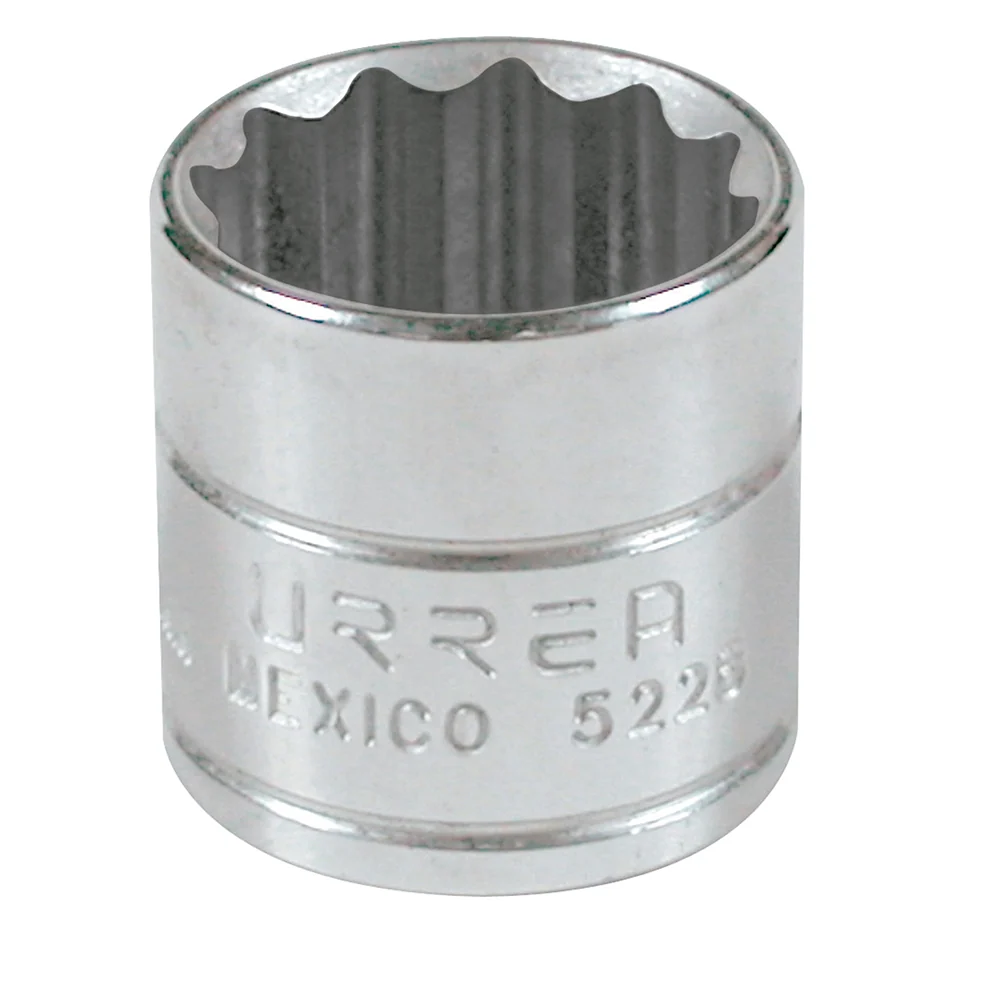 Dado de 12 Puntas 7/8" Cuadro de 3/8" Urrea 5228 Proveedora Ferretera La Mundial
