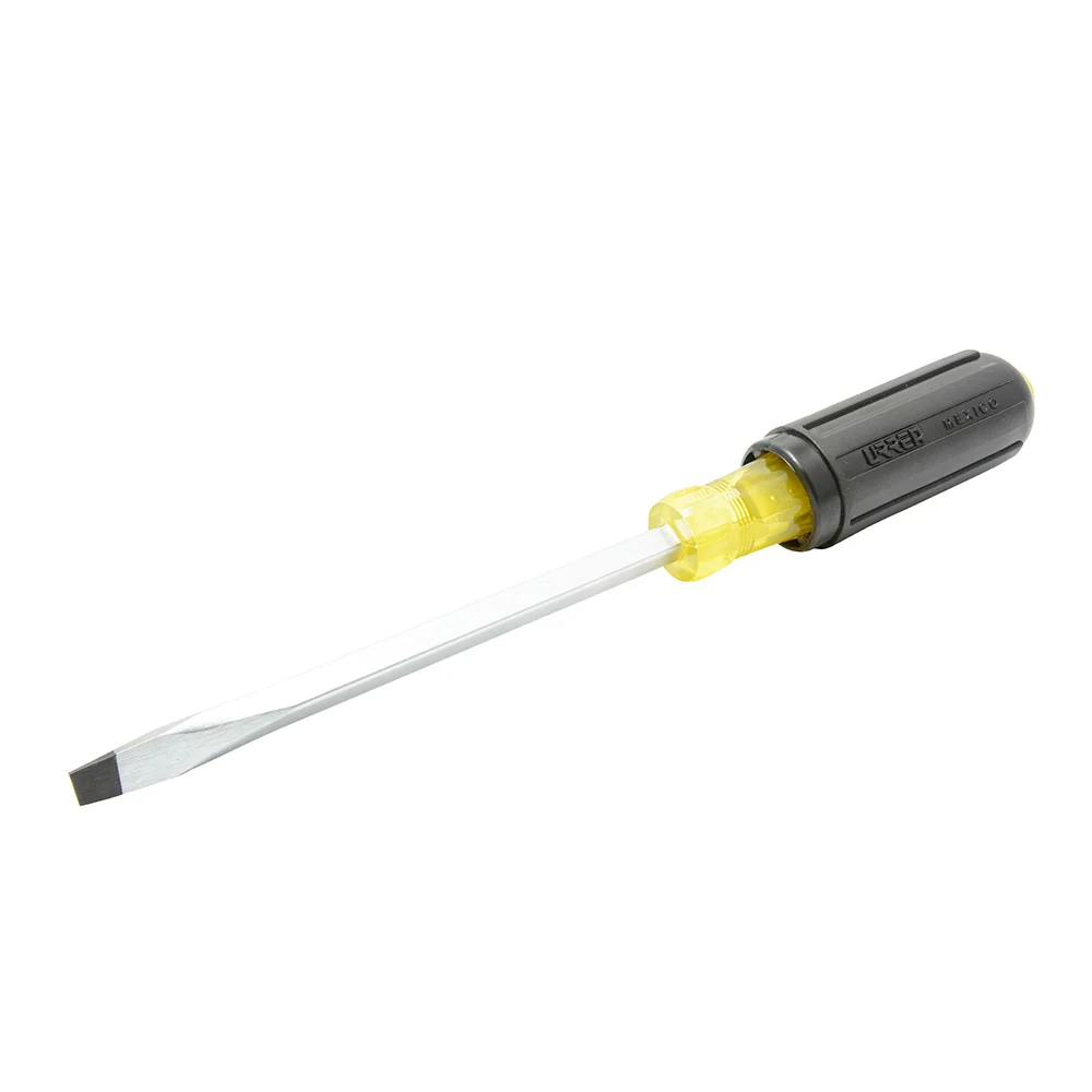 Desarmador Cushion Grip Barra Cuadrada Punta Plana 3/8" x 8" Urrea 9423 Proveedora Ferretera La Mundial