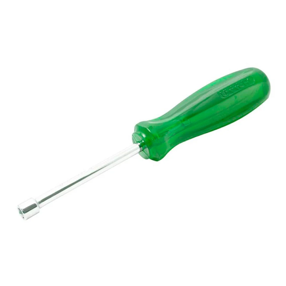 Desarmador Mango Verde Barra Redonda Punta de Caja 11/32" x 3" Urrea 9211 Proveedora Ferretera La Mundial