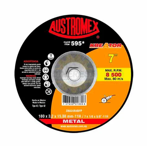 Disco Abrasivo Para Corte De Metal De 7 x 1/8 x 5/8 Pulg.-11H, Austromex 595 Proveedora Ferretera La Mundial