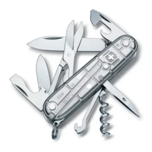 Hta Climber Silver Transp. 14 Usos Victorinox 1.3703.T7 Proveedora Ferretera La Mundial