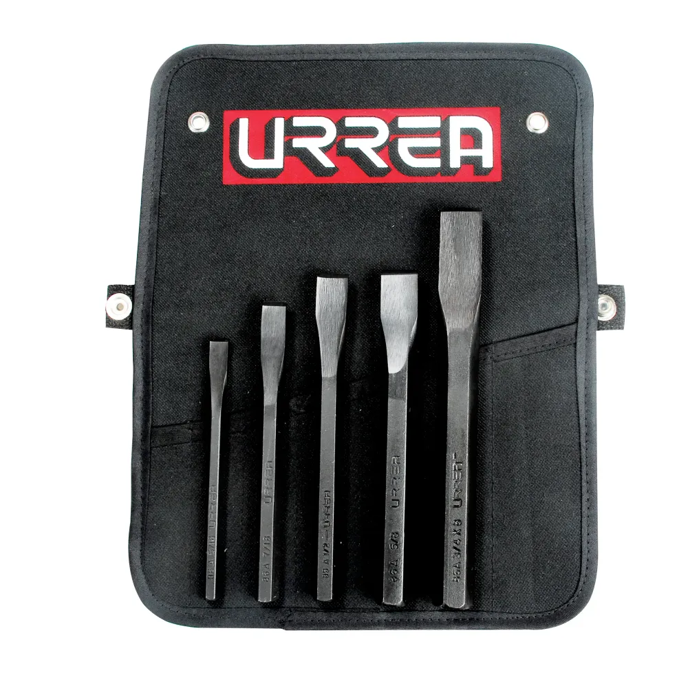 Juego de 5 Cinceles 5/16" - 3/4" Urrea 86A Proveedora Ferretera La Mundial