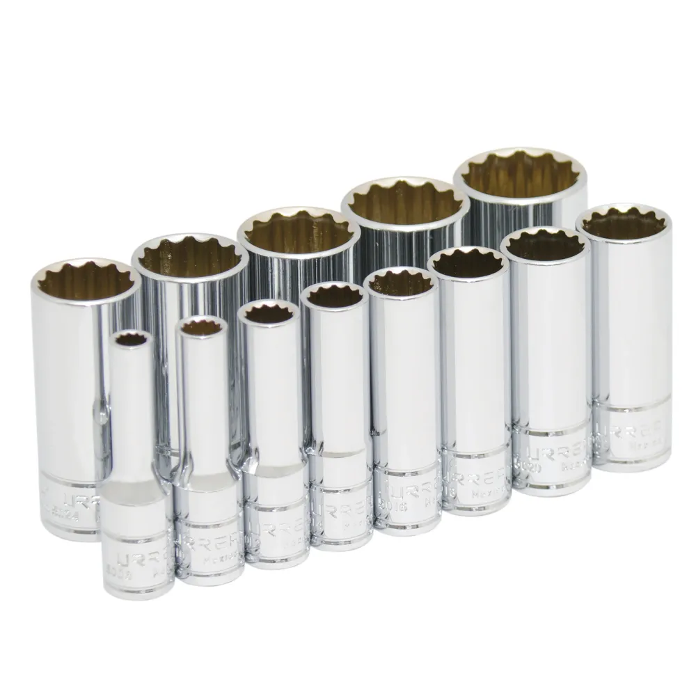 Juego de 13 Dados Largos en Pulgadas 3/8" Urrea 52112 Proveedora Ferretera La Mundial