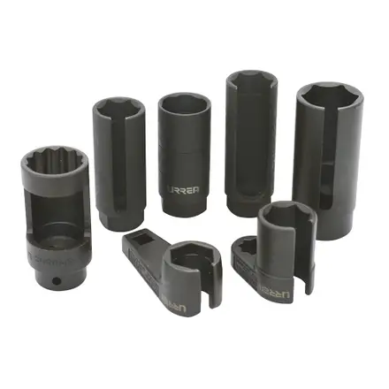 Juego De Dados Para Sensores De Oxígeno y Aceite, 7 Piezas, Urrea 2330S Proveedora Ferretera La Mundial