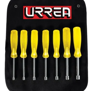Juego de 7 Destornilladores Ámbar de Caja Métricos Urrea 9230M Proveedora Ferretera La Mundial