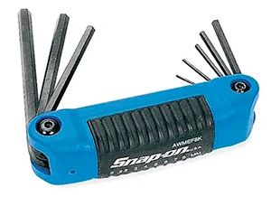 Juego Milimétrico Plegable Llaves Hexagonales (8 Piezas) (2mm 8 mm), Snap-On AWMEF8K Proveedora Ferretera La Mundial