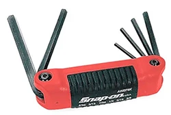 Juego Plegable Llaves Hexagonales (6 Pzas) (5/32"-3/8"), Snap-On AWEF6K Proveedora Ferretera La Mundial