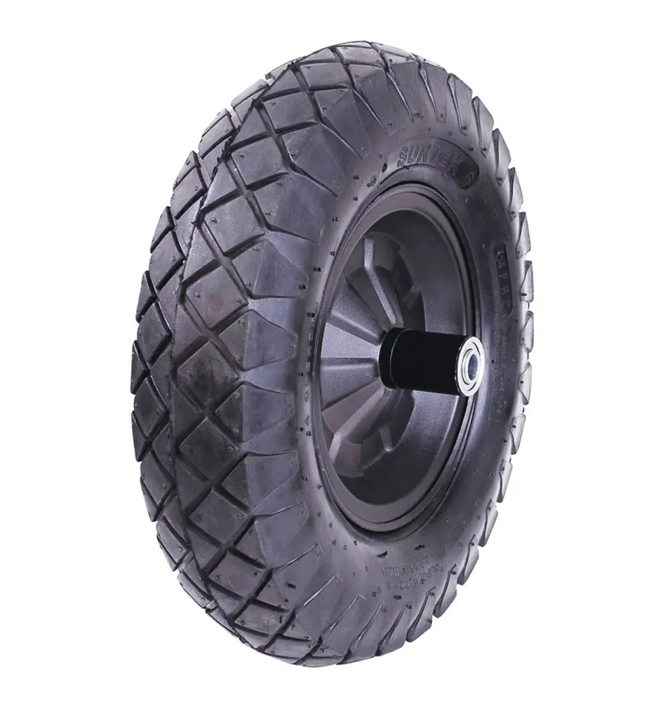 Llanta reforzada 16" con rin para carretilla Surtek CTR4 Proveedora Ferretera La Mundial