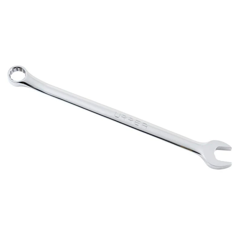 Llave Combinada Extra Larga Pulido Espejo Métrica, 12 Puntas, 18 mm, Urrea 1218ML Proveedora Ferretera La Mundial