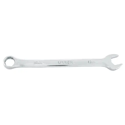 Llave Combinada Pulido Espejo Métrica, 6 Puntas, 13 mm, Urrea 1213MH Proveedora Ferretera La Mundial