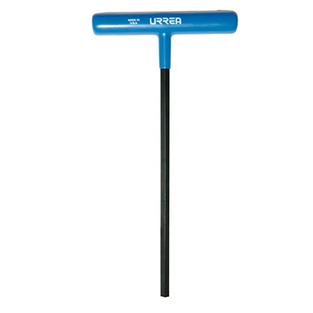 Llave Hexagonal Larga Tipo "T" Ergonómica Métrica, 8 mm, Urrea 46520LGP Proveedora Ferretera La Mundial