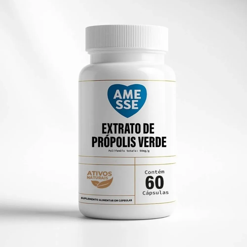 Própolis Verde Amesse - Extrato Concentrado em Cápsulas (60 Unidades)
